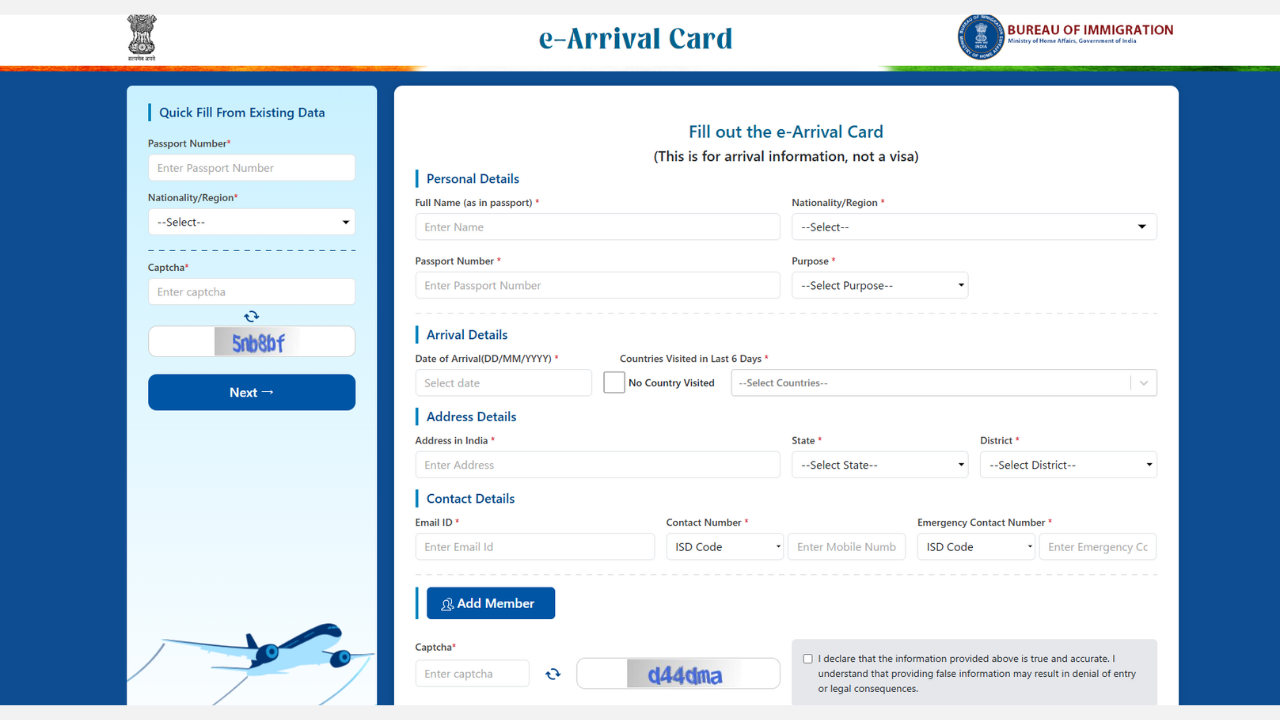 india e-arrival card